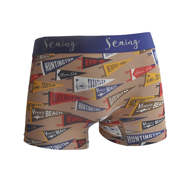 Boxers de hombre sin costuras con estampado 6015