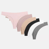 Lacer Tanga Sin Costuras Corte Onda Borde T002