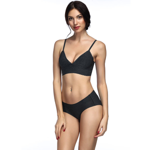 Sujetador bralette triangular de corte libre Widen Him 75982