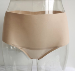 Braguita de talle alto de doble tejido con corte láser Bonding