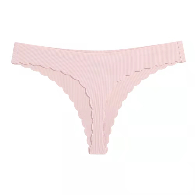 Lacer Tanga Sin Costuras Corte Onda Borde T002