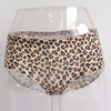 Calzoncillos de mujer sin costuras con estampado de leopardo D3001