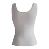 Top camisero sin costuras con copa y corte libre C001